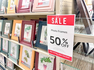 Hobby Lobby frames always 50% off