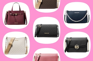 collage of 5 best selling bags at michael kors