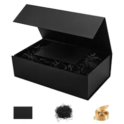 Black Gift Box with Lid