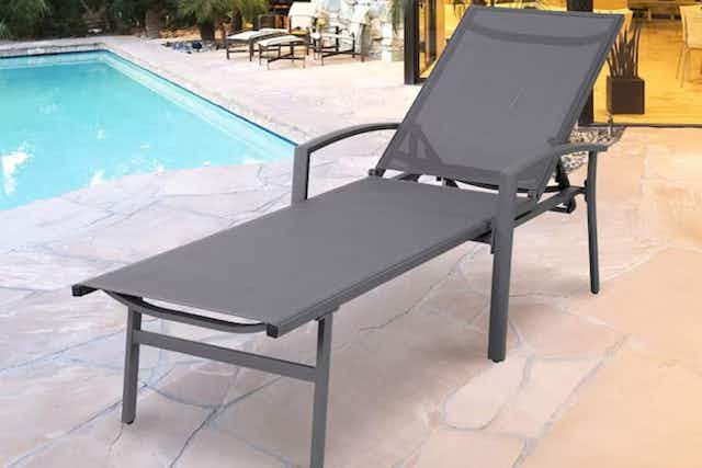 Save $100 on a Chaise Lounge Chair at Lowe's — Pay Only $69 card image