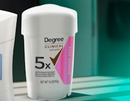 a stick of deodorant