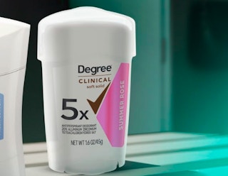 a stick of deodorant