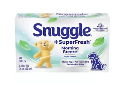 2 Snuggle Dryer Sheets Boxes