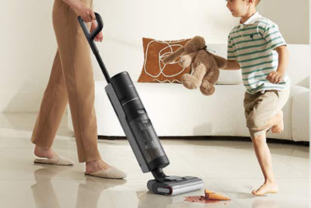 Highly Rated Cordless Wet Dry Vacuum Cleaner, $270 on Amazon (Reg. $500) card image