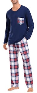 Men's Plaid Pajama Set
