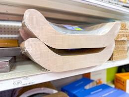 boots & barkley cat scratcher sofa sitting on a target shelf