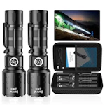 Rechargeable LED Flashlight 2-Pack