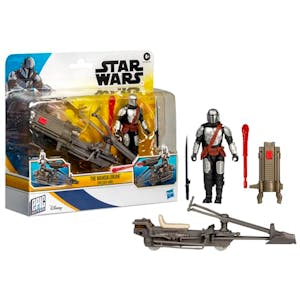 STAR WARS Mandalorian Figure + Speeder