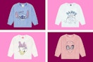 4 stock images of the Character Toddler Lurex Mohair Sweaters: Stitch, Bluey, Daisy & Spider-man