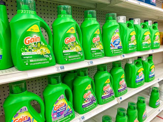 Easy Deal on Large Gain Detergent: Just $14.99 at Rite Aid ($0.10 per Load) card image