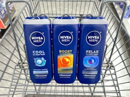 Nivea Men Body Wash, Get 3 for $5 at Walgreens ($1.67 Each) card image