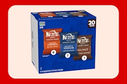 box of Kettle brand chips on KCL template