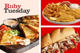 Ruby Tuesday Friday Food Deals