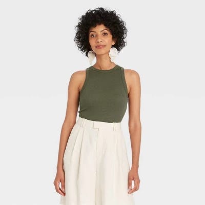 A New Day Women's Ribbed Tank