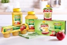 Motts applesauce on a kitchen counter.