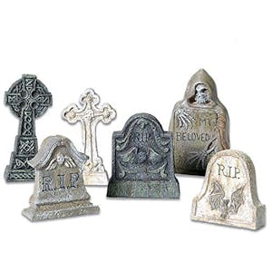 Tombstones Figurine Set