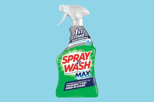 Spray 'N Wash Max Laundry Stain Remover, Just $2.71 on Amazon card image