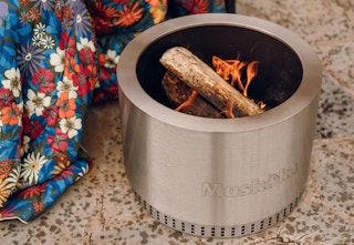 stainless steel muskoka fire pit