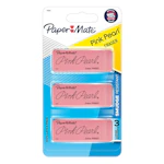 Paper Mate Pink Pearl Eraser 3-Pack
