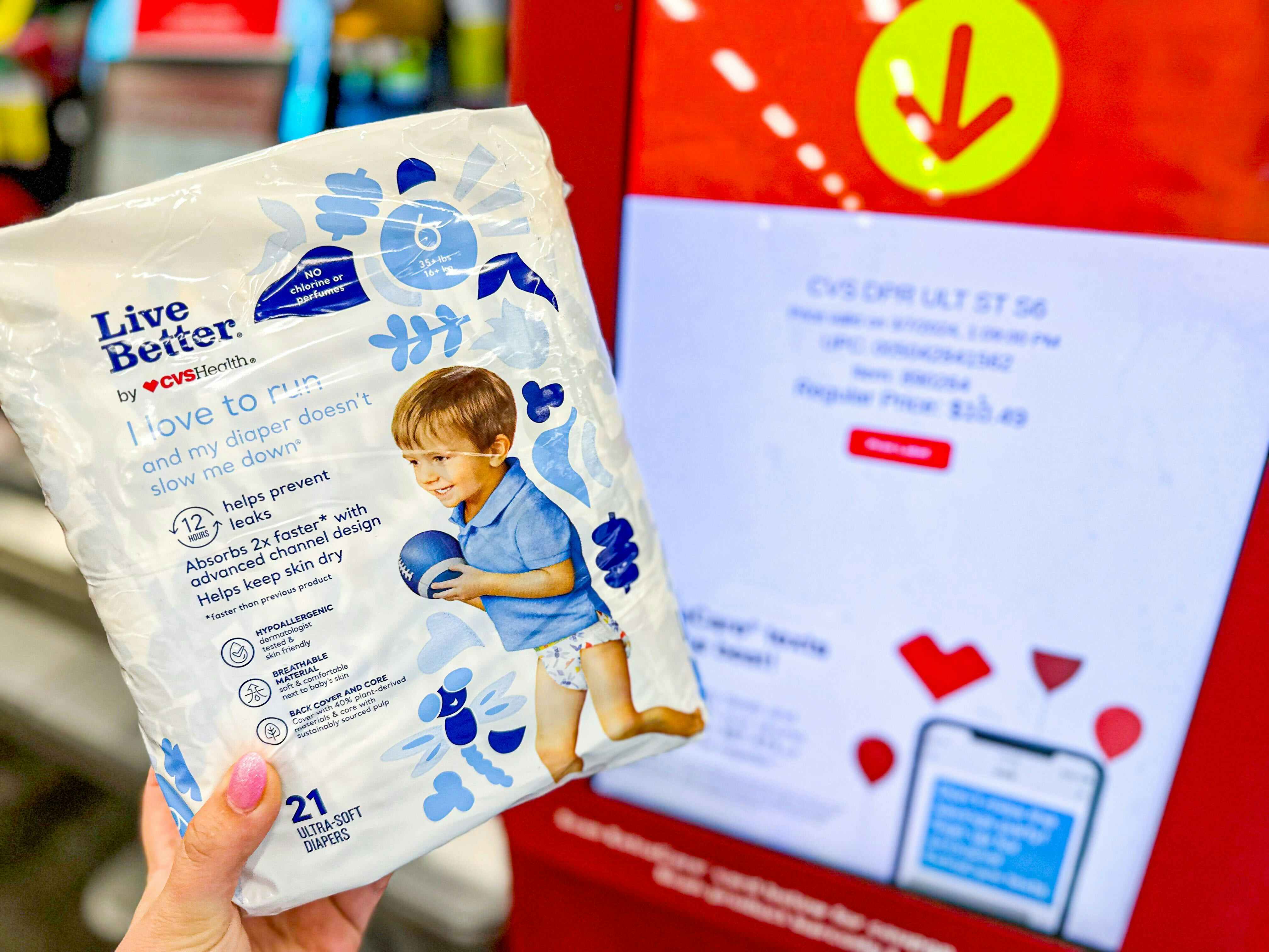 Keep an Eye Out for 80% Off Live Better Diapers at CVS