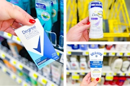 dollar general dove, degree, gold bond