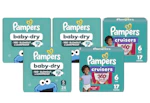 5 Pampers Diaper Packs