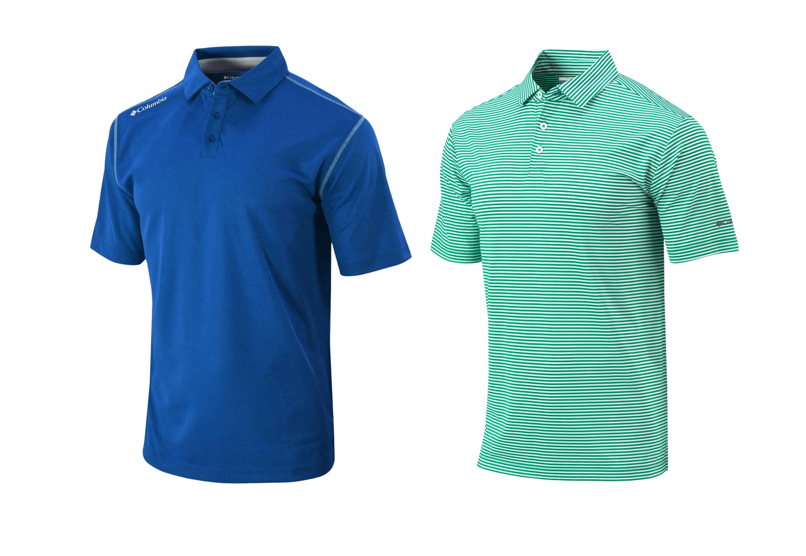 2 Columbia Polo Shirts