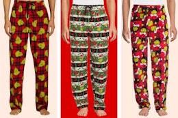 $8 Men's Grinch Pajama Bottoms at Walmart (Reg. $11) card image