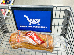 sara lee bread in shopping cart