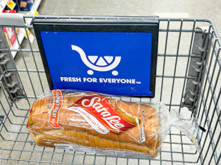 sara lee bread in shopping cart