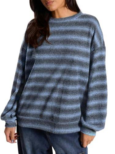 KIRUNDO Women's Waffle Knit Sweater