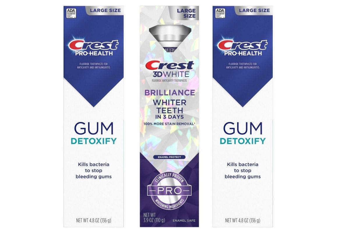 3 Crest Premium Toothpastes