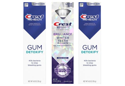 3 Crest Premium Toothpastes