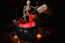 amazon Halloween Fogging Witch Cauldron B0FB8VFWJ7