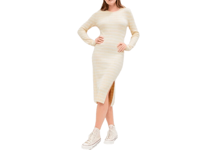 Crewneck Midi Dress