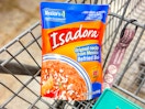 isadora refried beans in shopping cart