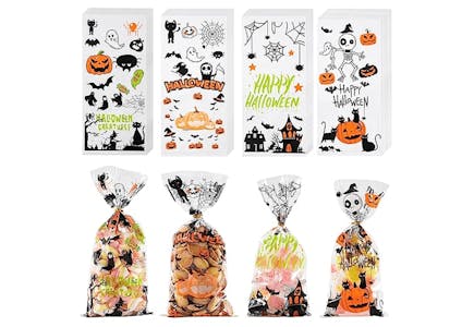 Halloween Cellophane Treat Bags