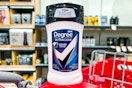 degree ultraclear deodorant on red shopping cart