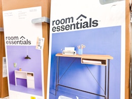 Room Essentials Desk, Only $53 at Target (Reg. $70) card image