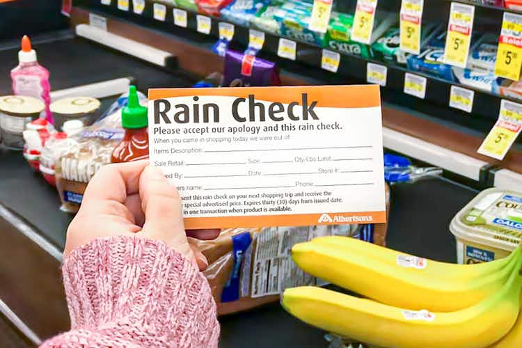 Rainchecks: What They Are & Which Stores Offer Them - The Krazy Coupon Lady