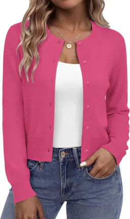 Women's Cropped Cardigan