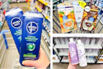 nivea, febreze, and purezero side by side walmart cash 10/8/26