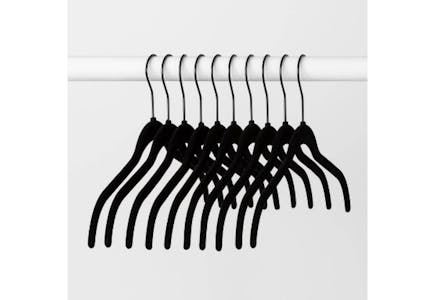 Brightroom Flocked Hangers Set