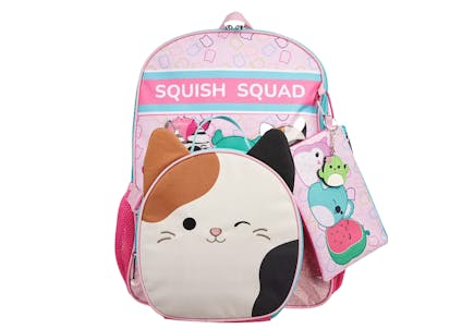 Squishmallows Backpack Set