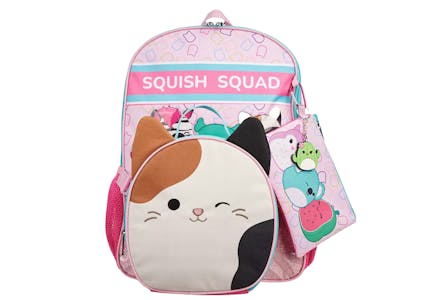 Squishmallows Backpack Set