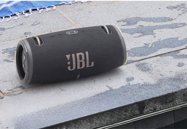 JBL Xtreme 3 Bluetooth Speaker, $180 on Amazon (Reg. $380) card image