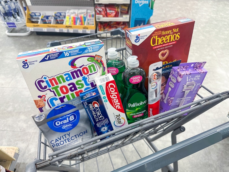 colgate crest oral-b palmolive gillette venus general mills cereal walgreens haul