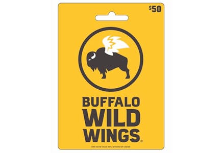 Buffalo Wild Wings $50 Gift Card