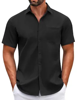 COOFANDY Men's Short Sleeve Shirt