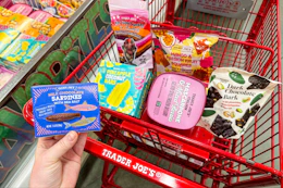 trader joes new august items in shopping cart